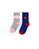 Valuables Girls Printed Lycra Socks - 2 Pc