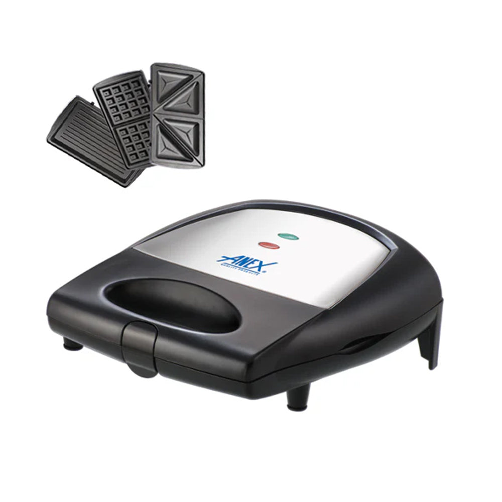 Anex Sandwich Maker AG-2138, Toaster & Hot Plate, Anex, Chase Value