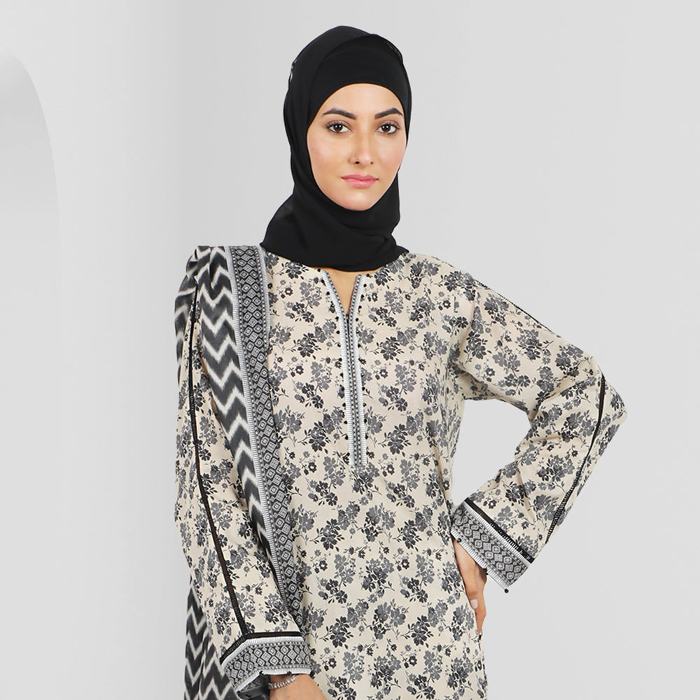 Eminent Printed Digital Lawn Unstitched 3Pcs Suit - ES24LP3P22, Women, Unstitched Kurti, Eminent, Chase Value