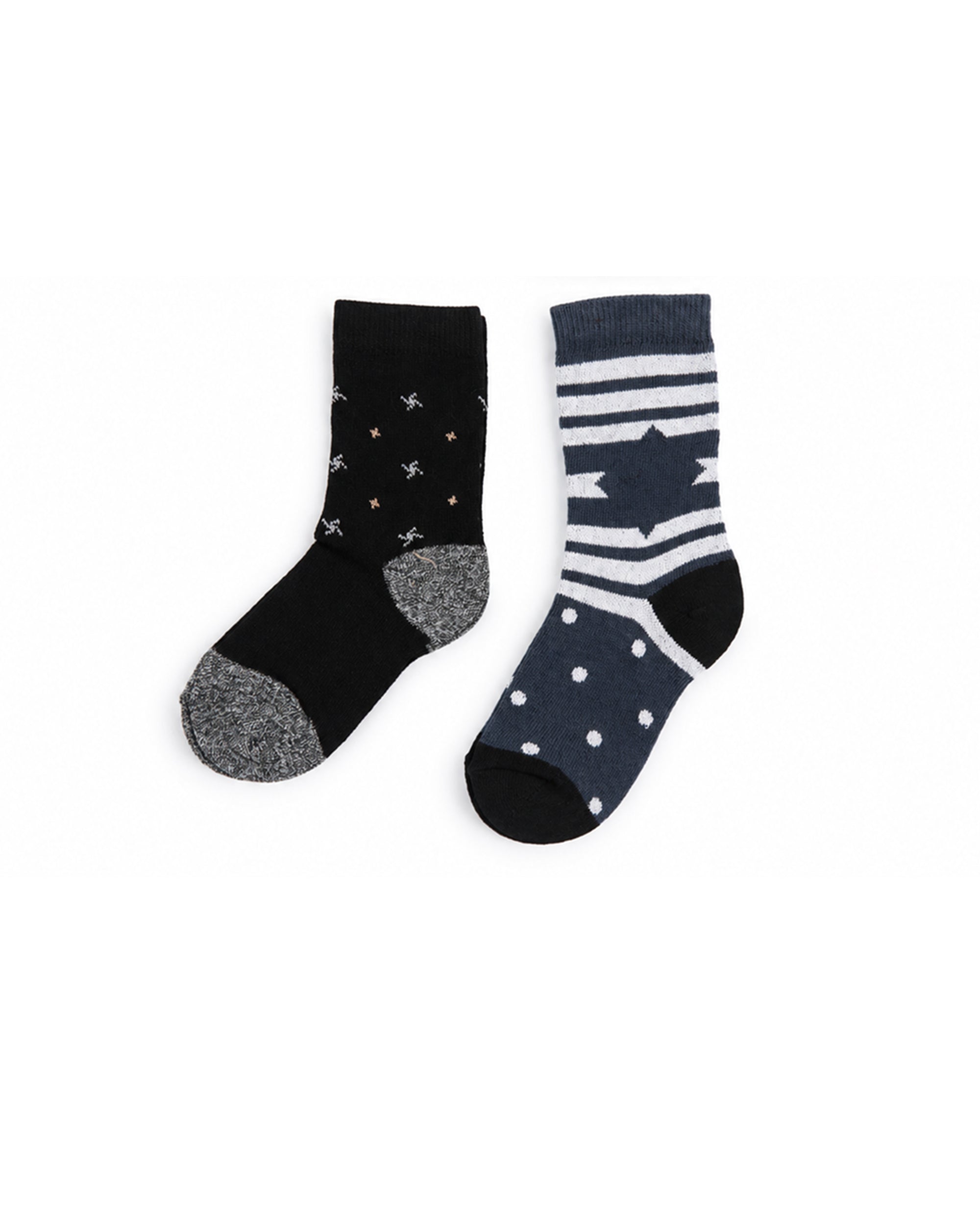 Valuables Boys Printed Lycra Socks - 2 Pc