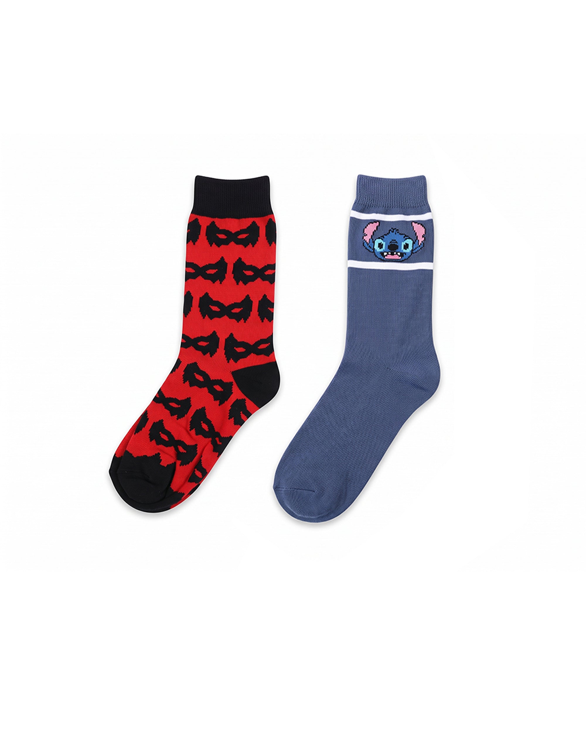 Valuables Girls Printed Lycra Socks - 2 Pc