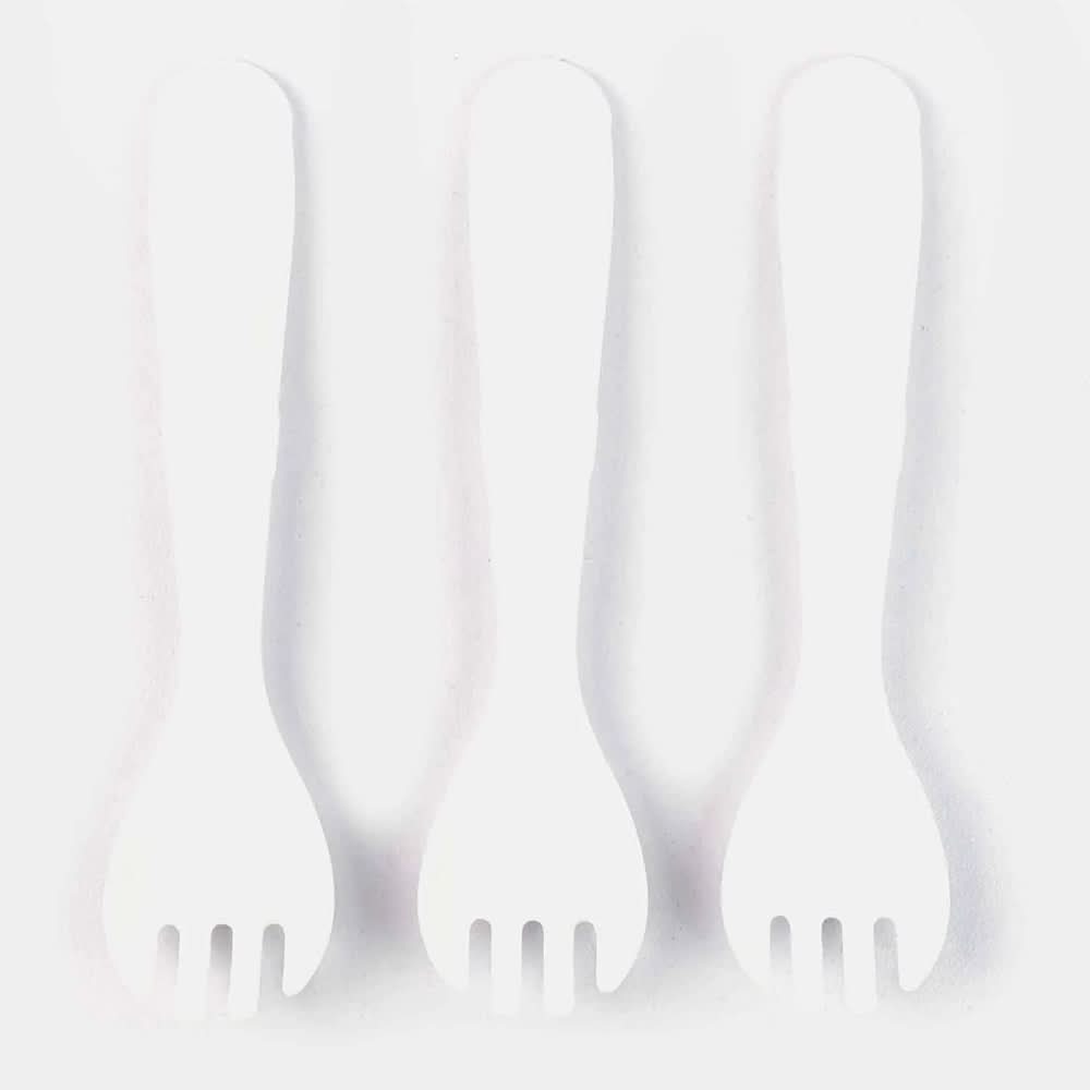Spoon And Fork Pack of 6 - White, Serving & Dining, Chase Value, Chase Value