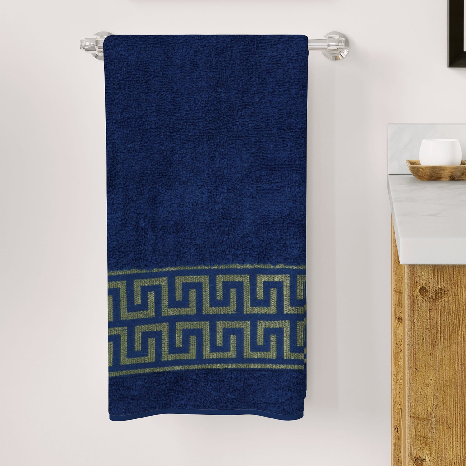 Face Towel Greek Border, Face Towels, Chase Value, Chase Value