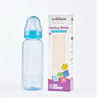 Cuddles Feeder Bottle 250ml - Blue, Feeding Supplies, Cuddles, Chase Value