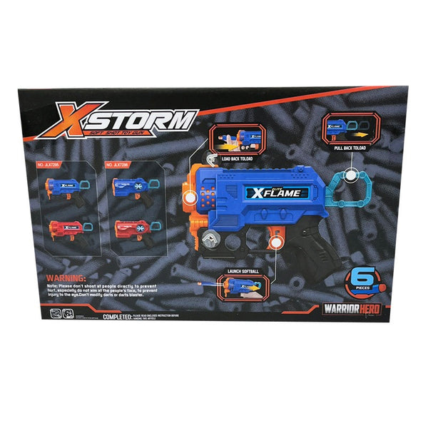 Xstorm Soft Shot Toy Gun - Blue