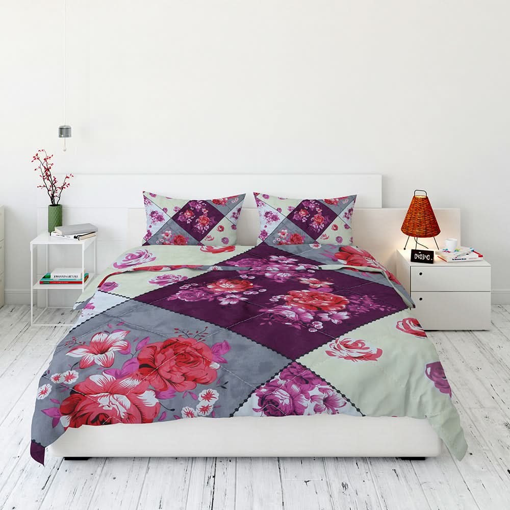 Comforter Pillow Pack of 3 - Multi Color, Cushions & Pillows, Chase Value, Chase Value