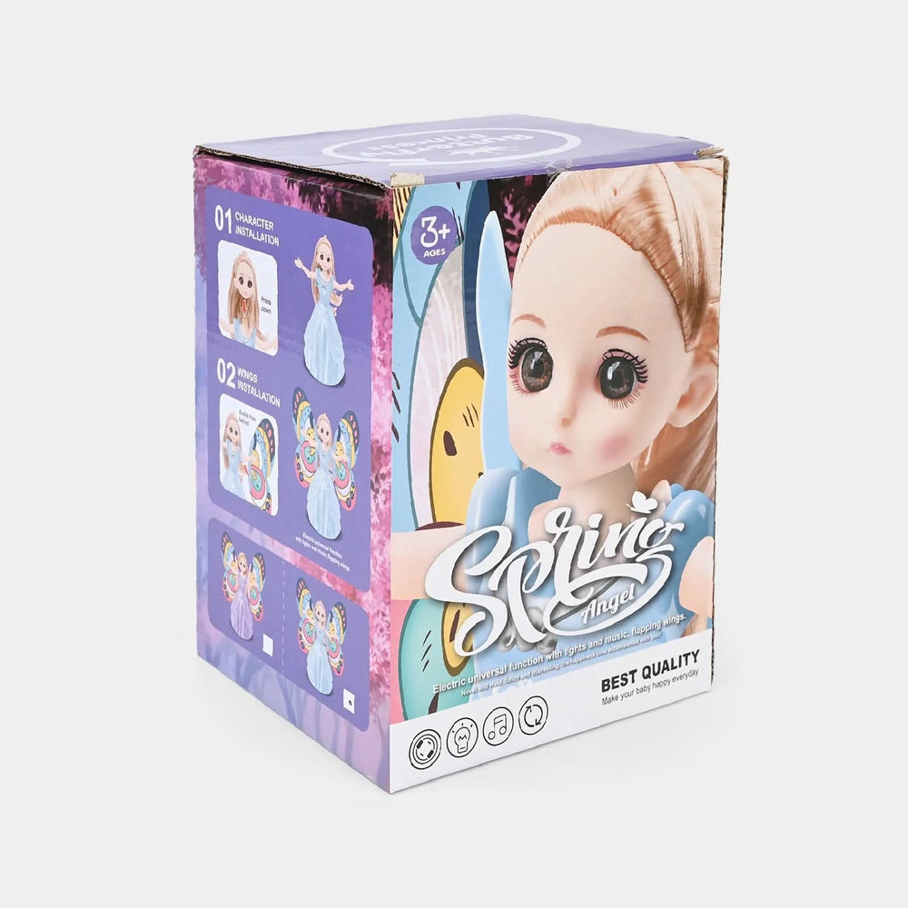 Battery Operated  Princess With Light & Music - Blue, Dolls & House, Chase Value, Chase Value