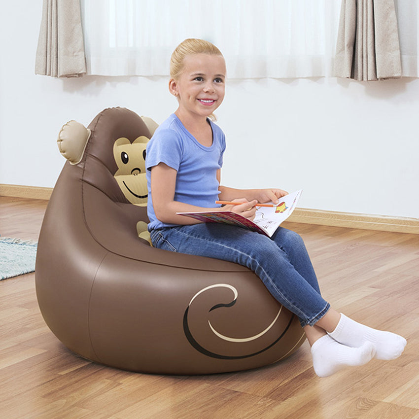 Inflatable Chair - Brown, Educational Toys, Chase Value, Chase Value