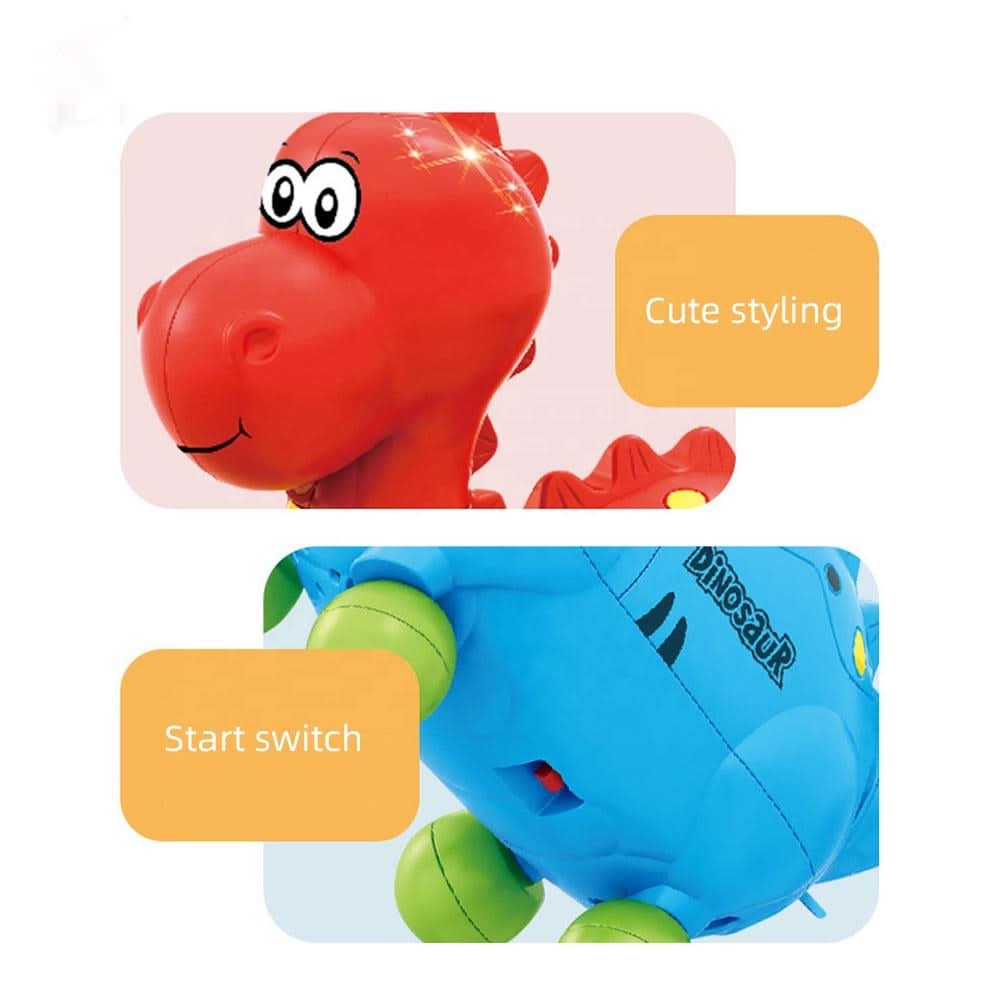 Battery Operated Dinosaur With Light & Music Walk Whistle 678-8-2B, Remote Control, Chase Value, Chase Value