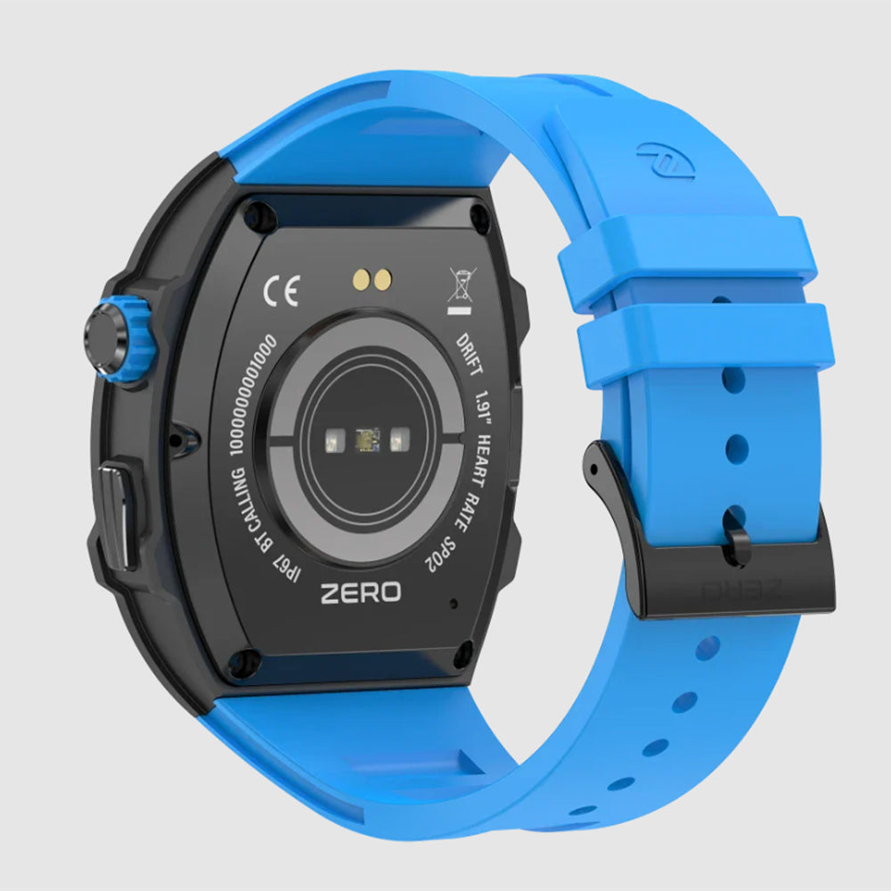 Zero Drift Gun Metal Watch - Blue, Smart Watches, Zero Lifestyle, Chase Value