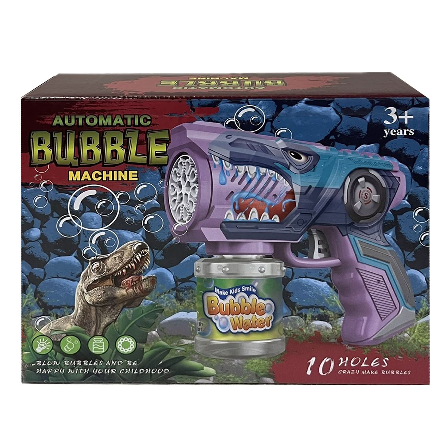 Kids Automatic Electric Gatling Bubble Machine Gun, Weapon Toys, Chase Value, Chase Value