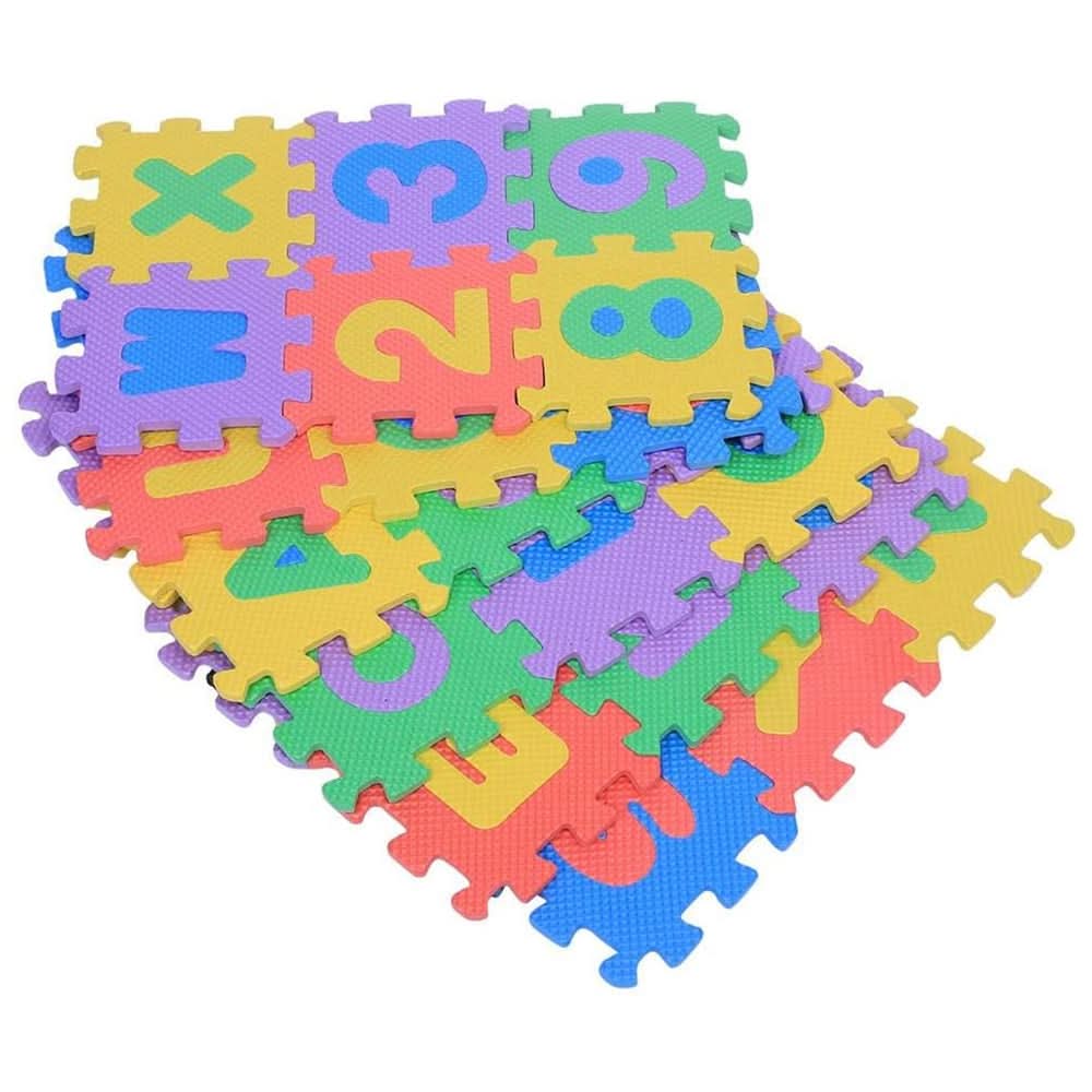 Eva Puzzle Mats Series ABC 36 Pieces - Multi Color, Board Games & Puzzles, Chase Value, Chase Value