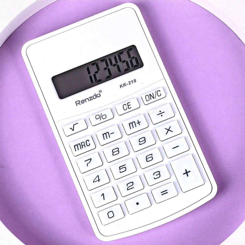 Calculator - White, Pencil Boxes & Stationery Sets, Chase Value, Chase Value