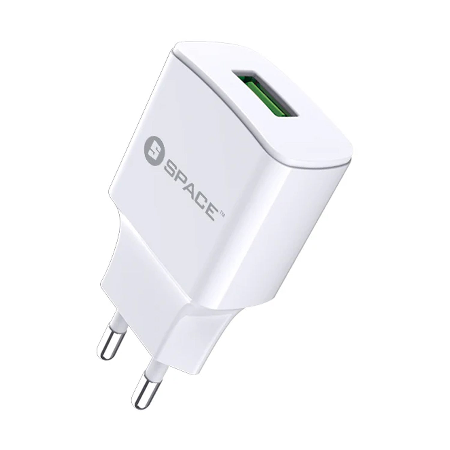 Space Wc-100 Single Port Usb Wall Charger, Mobile Charger, Space, Chase Value