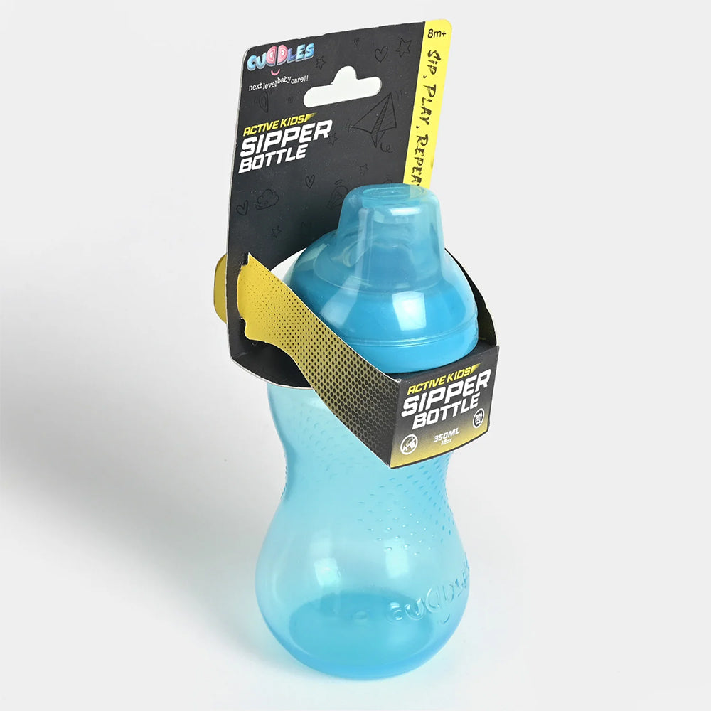 Cuddles Active Kids Sippy bottle 350ml - Blue, Feeding Supplies, Cuddles, Chase Value