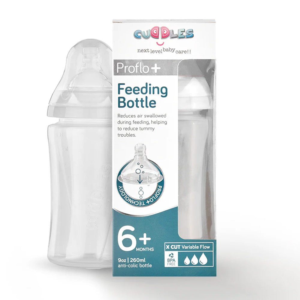 Cuddles Essential Feeder  Bottle 260ml - White, Feeding Supplies, Cuddles, Chase Value