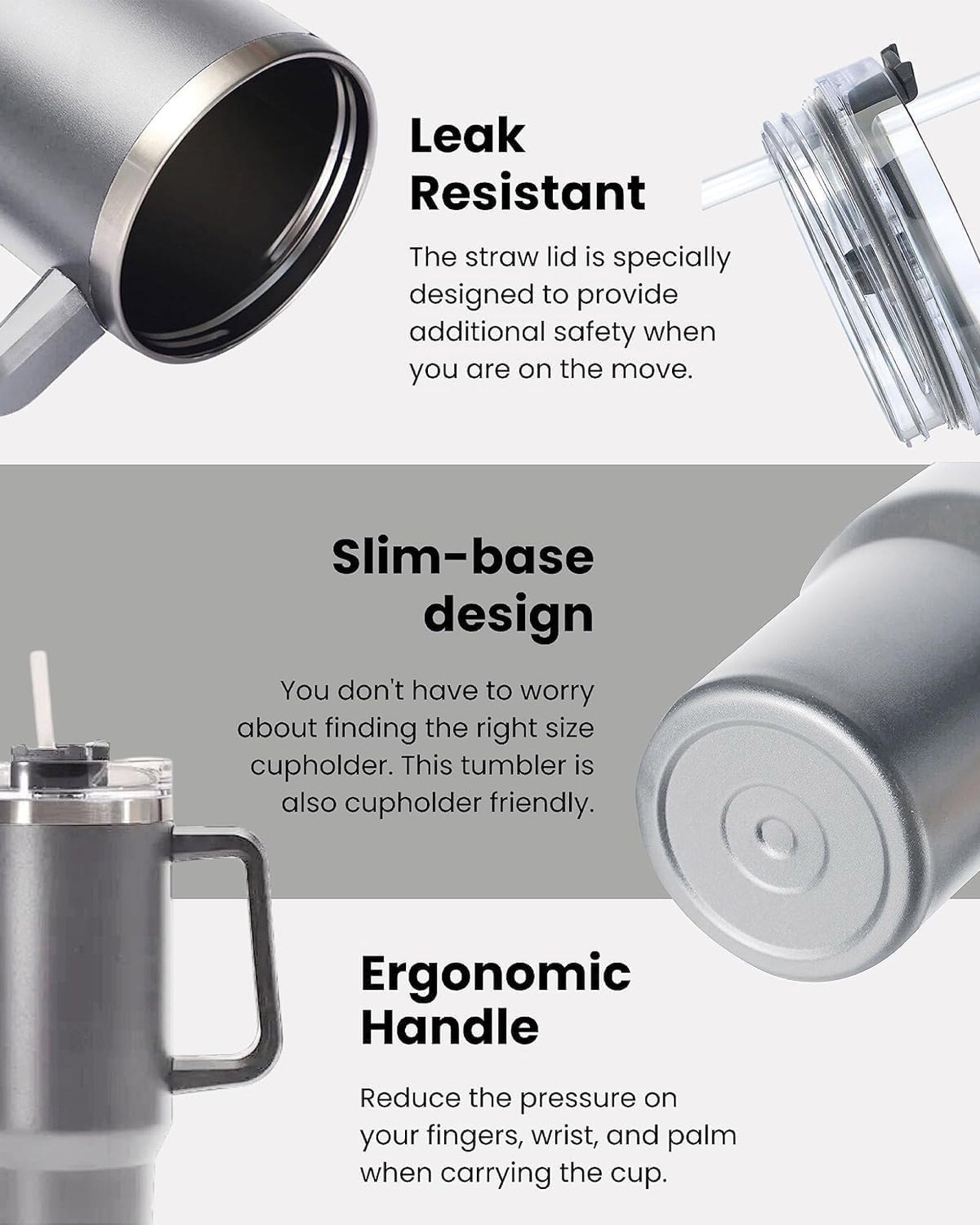 Stainless Steel Sipper - 900ml