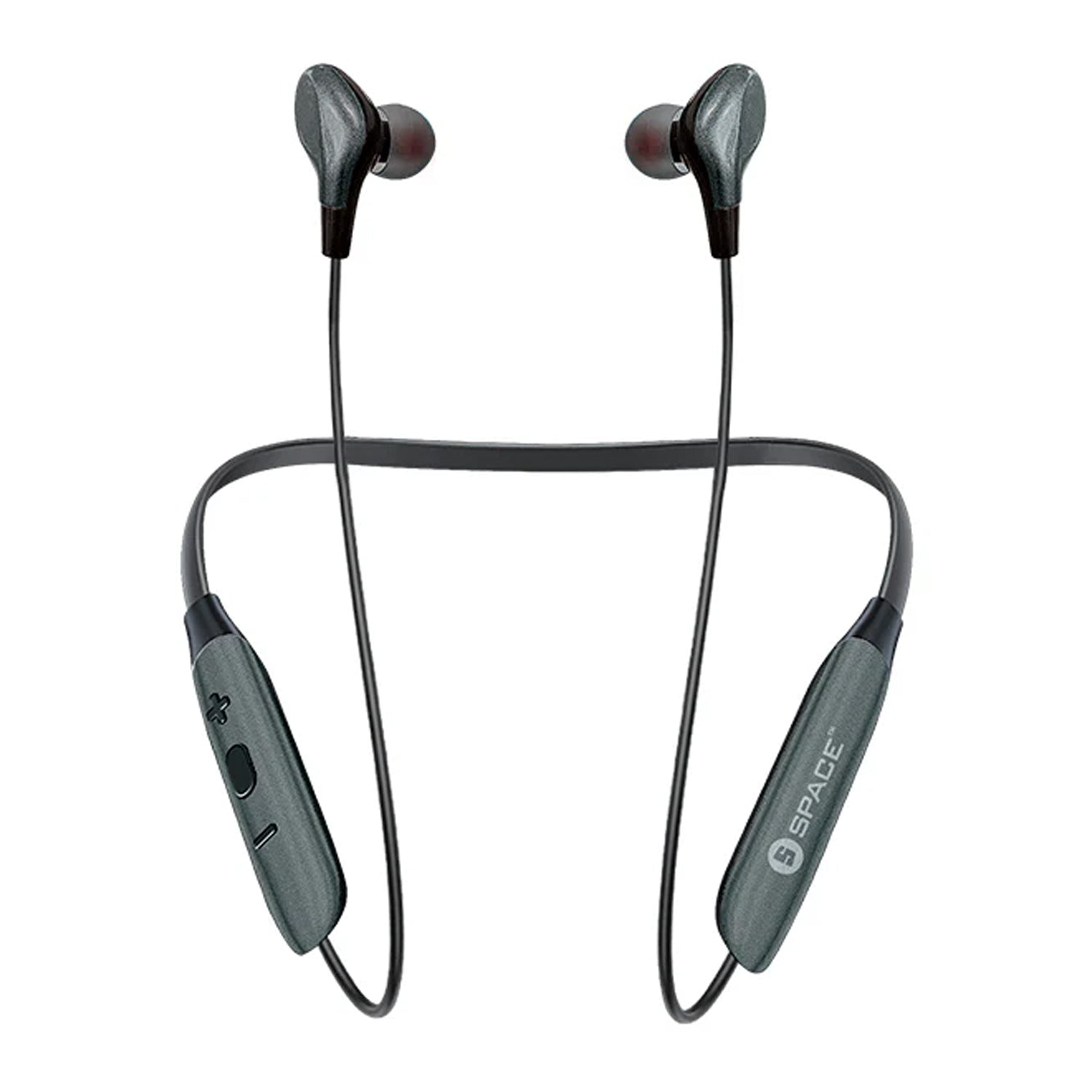 Space MV-62 Move Wireless Neckband Earphones - Black, Hands Free / Head Phones, Space, Chase Value