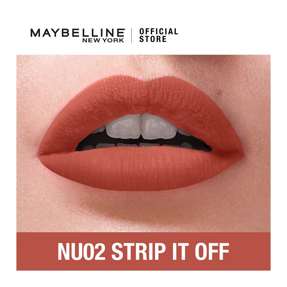 Maybelline Color Sensational Liquid Matte Nu02 Strip It Off, Lipstick, Maybelline, Chase Value