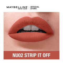 Maybelline Color Sensational Liquid Matte Nu02 Strip It Off