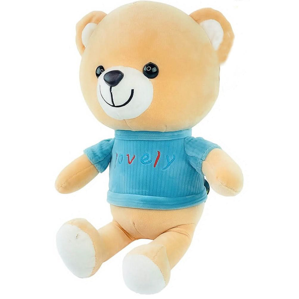 Stuff Toy Bear With Jacket - Sky Blue, Stuffed Toys, Chase Value, Chase Value