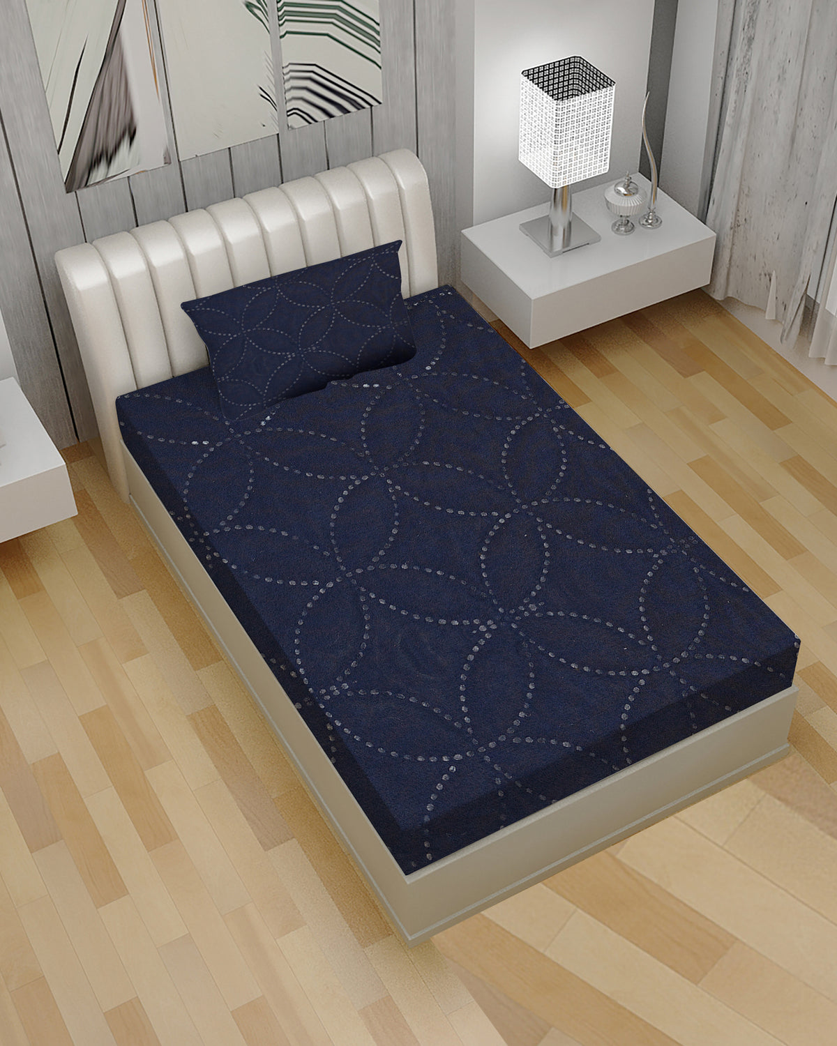 Single Quilted Cotton Waterproof Mattress Protector 42x78, Mattress Protector, Chase Value, Chase Value