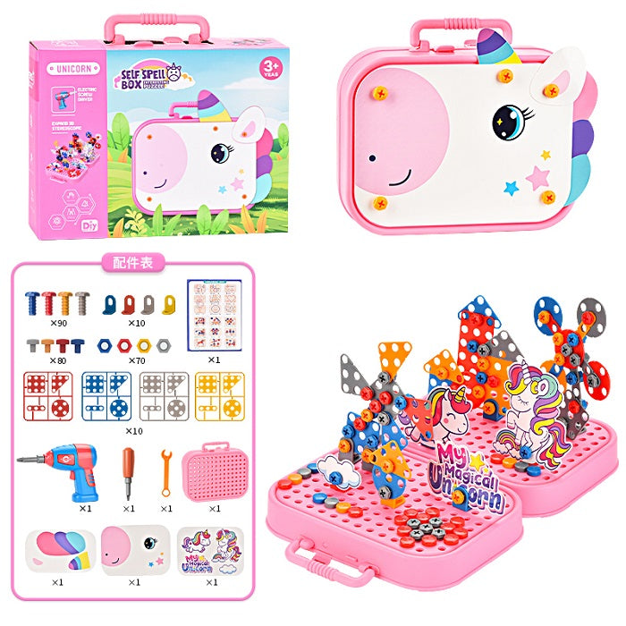 Unicorn Screw 3D Puzzle 227Pcs Yh559-102A, Board Games & Puzzles, Chase Value, Chase Value