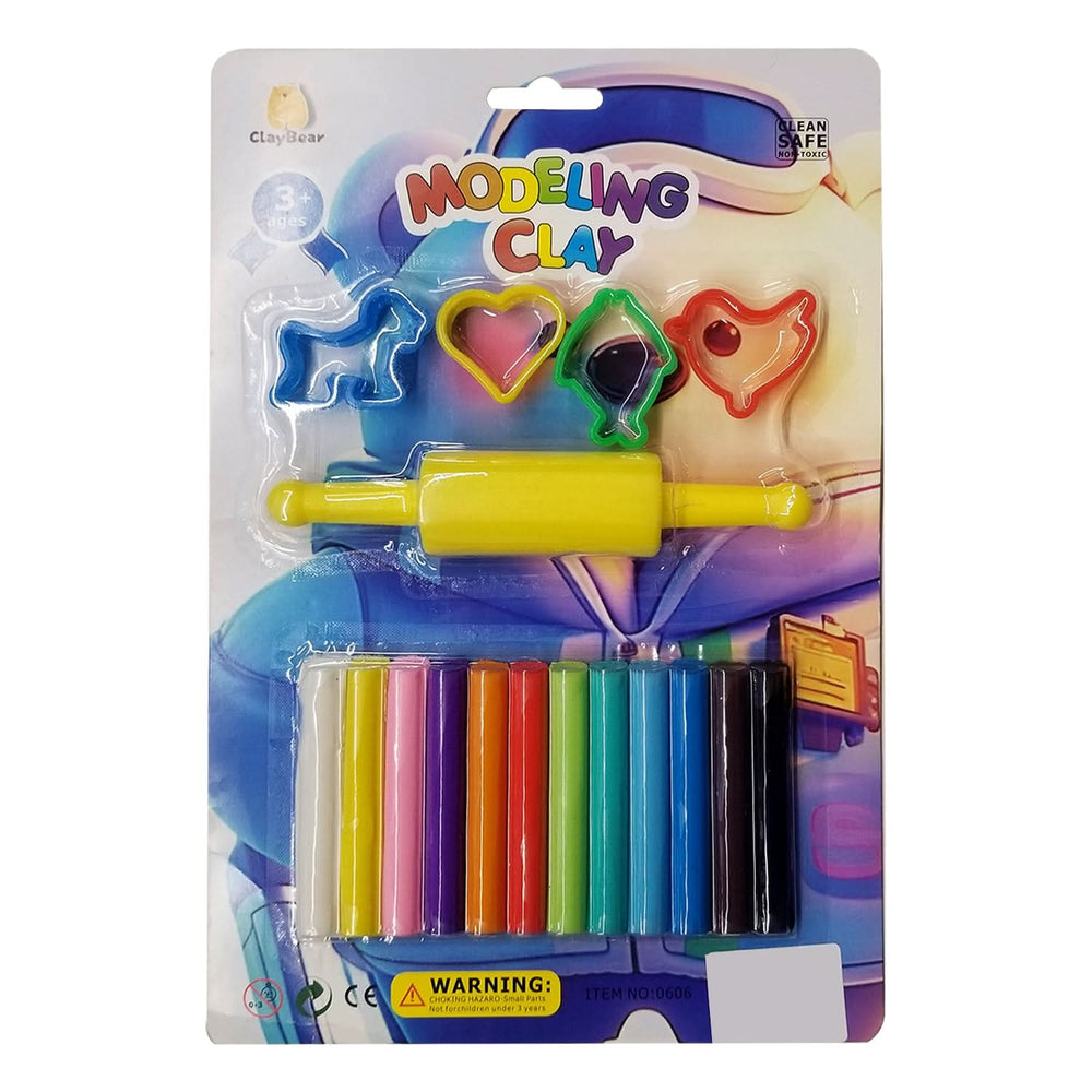 Colorful Kids Modeling Clay - Multi Color, Clay & Slime, Chase Value, Chase Value