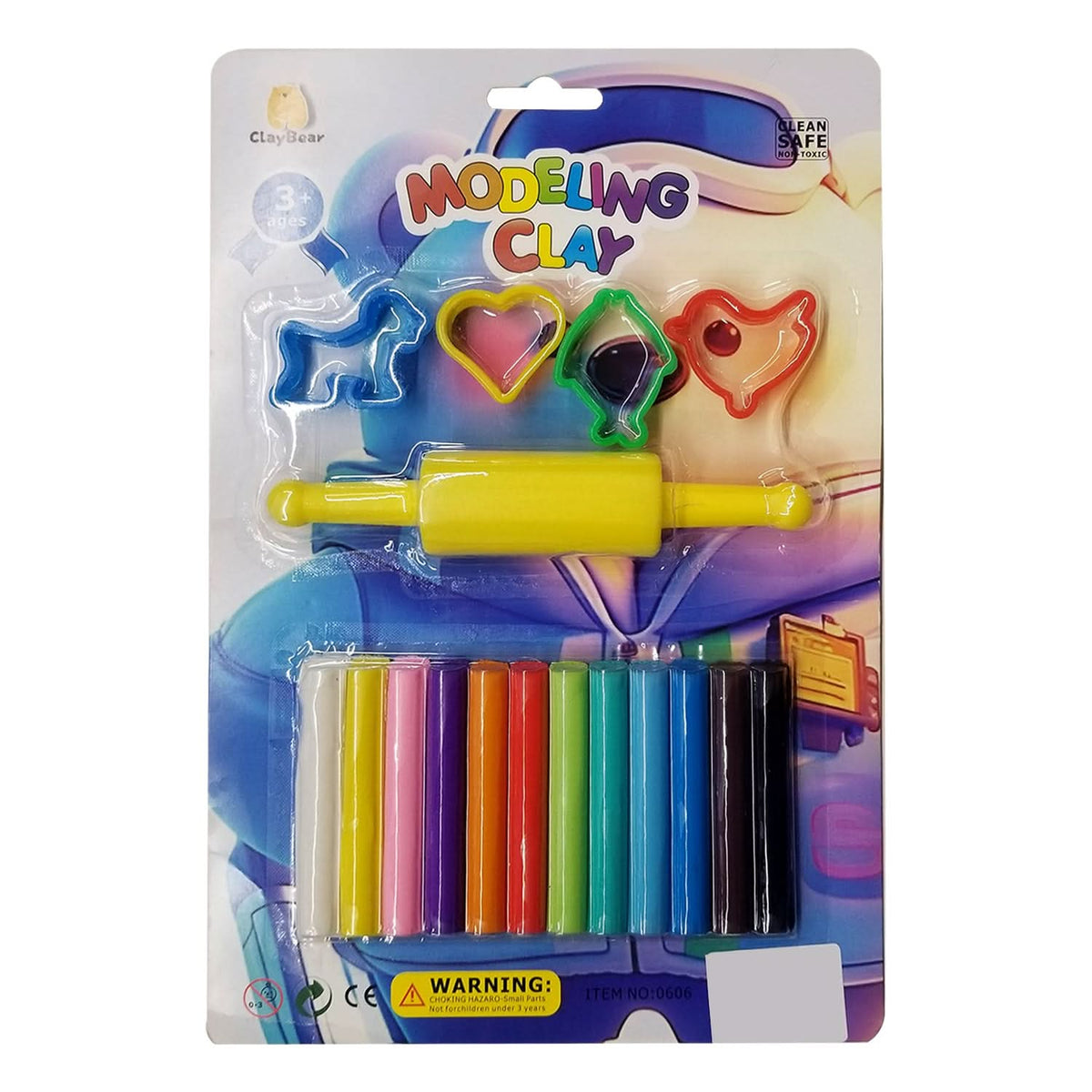Colorful Kids Modeling Clay - Multi Color, Clay & Slime, Chase Value, Chase Value