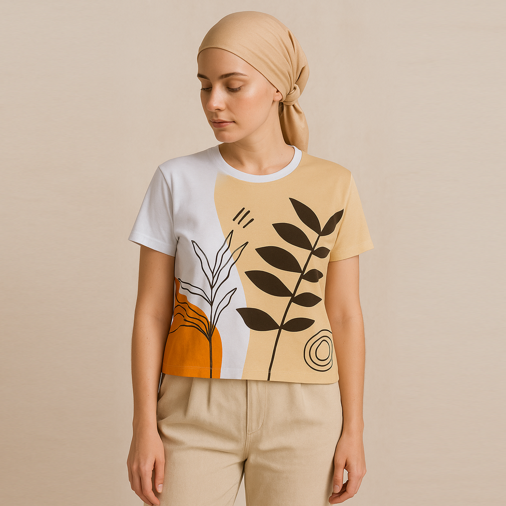 Eminent Women's Half Sleeves T-Shirt - Off White, Women T-Shirts & Tops, Eminent, Chase Value