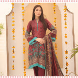 Laiba By SN Cloth Printed Unstitched 3 Pcs Suit - 6, Women, 3Pcs Shalwar Suit, Chase Value, Chase Value
