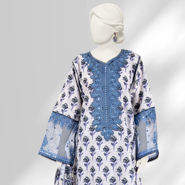 Panjnad By J. Lawn Embroidered 3 Piece Unstitched  - 1287-B