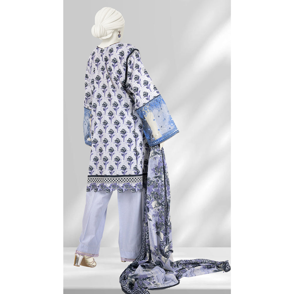 Panjnad By J. Lawn Embroidered 3 Piece Unstitched  - 1287-B, Women, 3Pcs Shalwar Suit, Junaid Jamshed, Chase Value