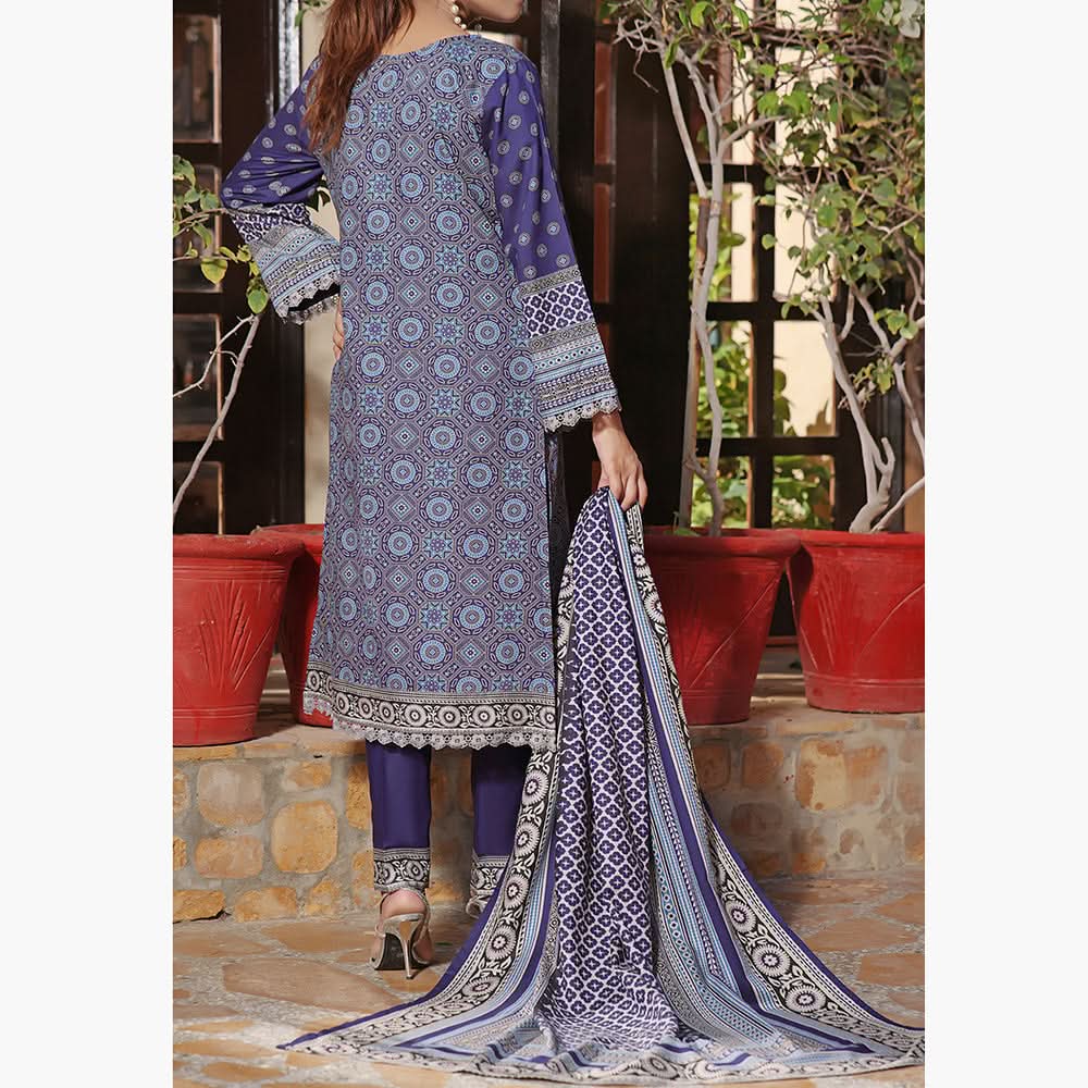 Monalisa Shimmery Printed Unstitched 3Pcs V1 - 2610, Women, 3Pcs Shalwar Suit, VS Textile, Chase Value