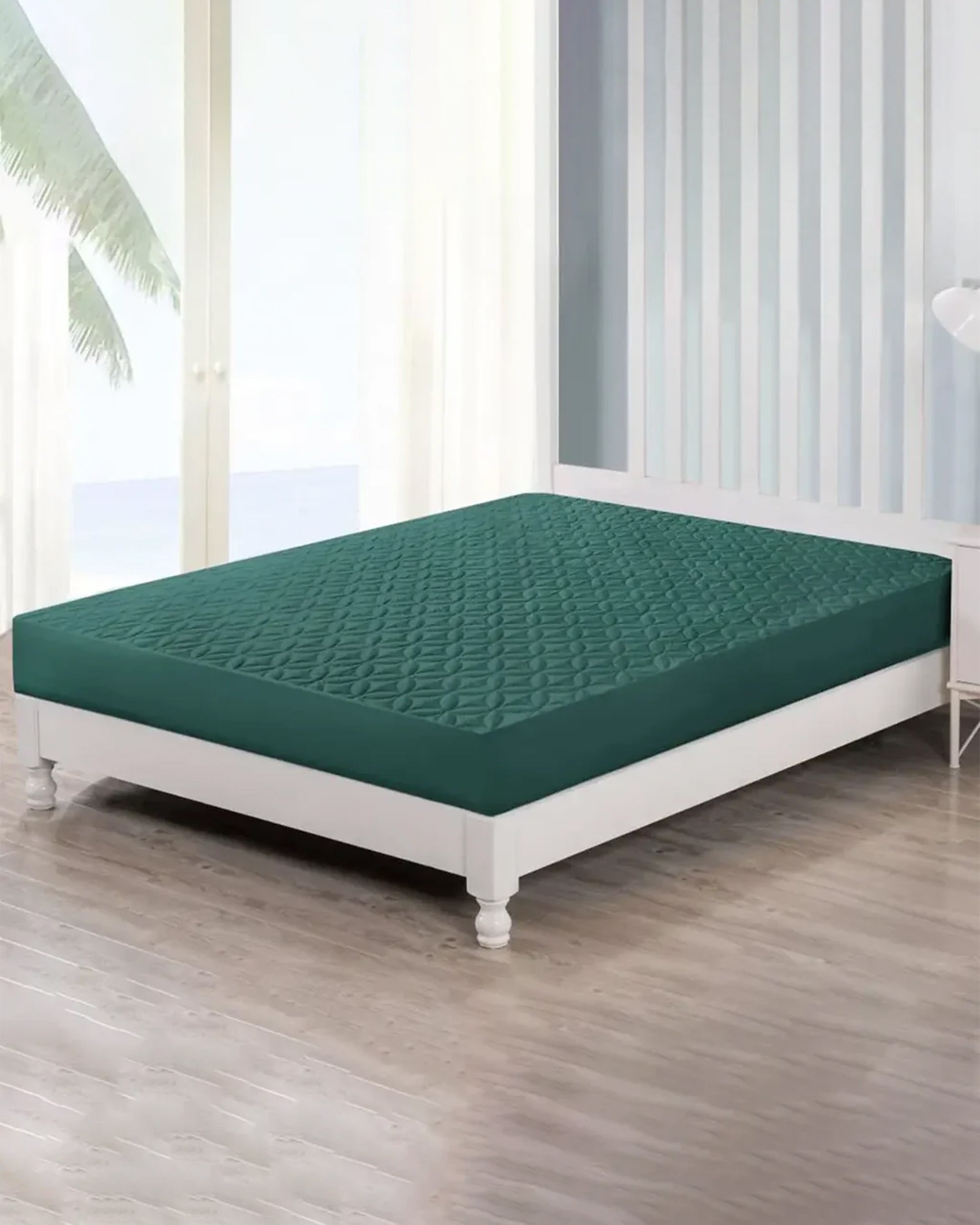 King Quilted Cotton Waterproof Mattress Protector 72x78, Mattress Protector, Chase Value, Chase Value