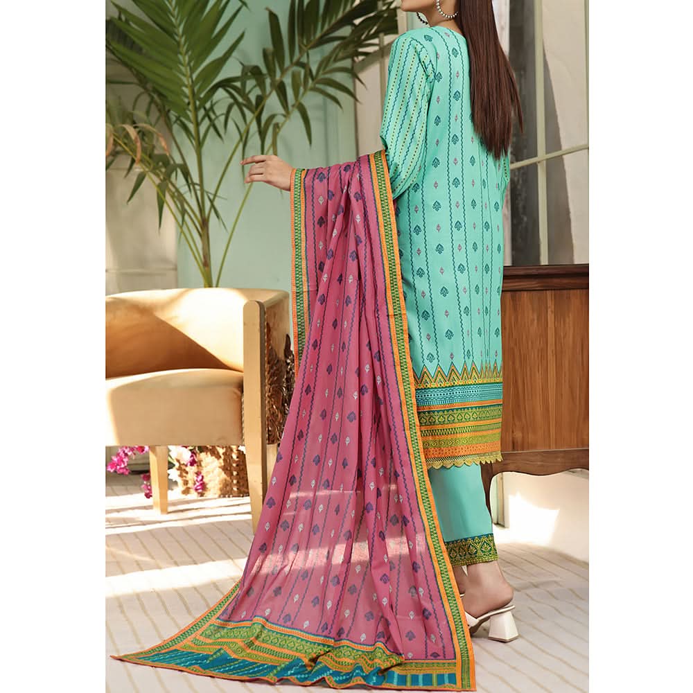 Vs Ayesha Alishba Printed Lawn Suit Unstitched 3Pcs - 218, Women, 3Pcs Shalwar Suit, VS Textile, Chase Value