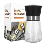 Manual Durable Hand Glass Spice Grinder - Black, Kitchen Accessories, Chase Value, Chase Value