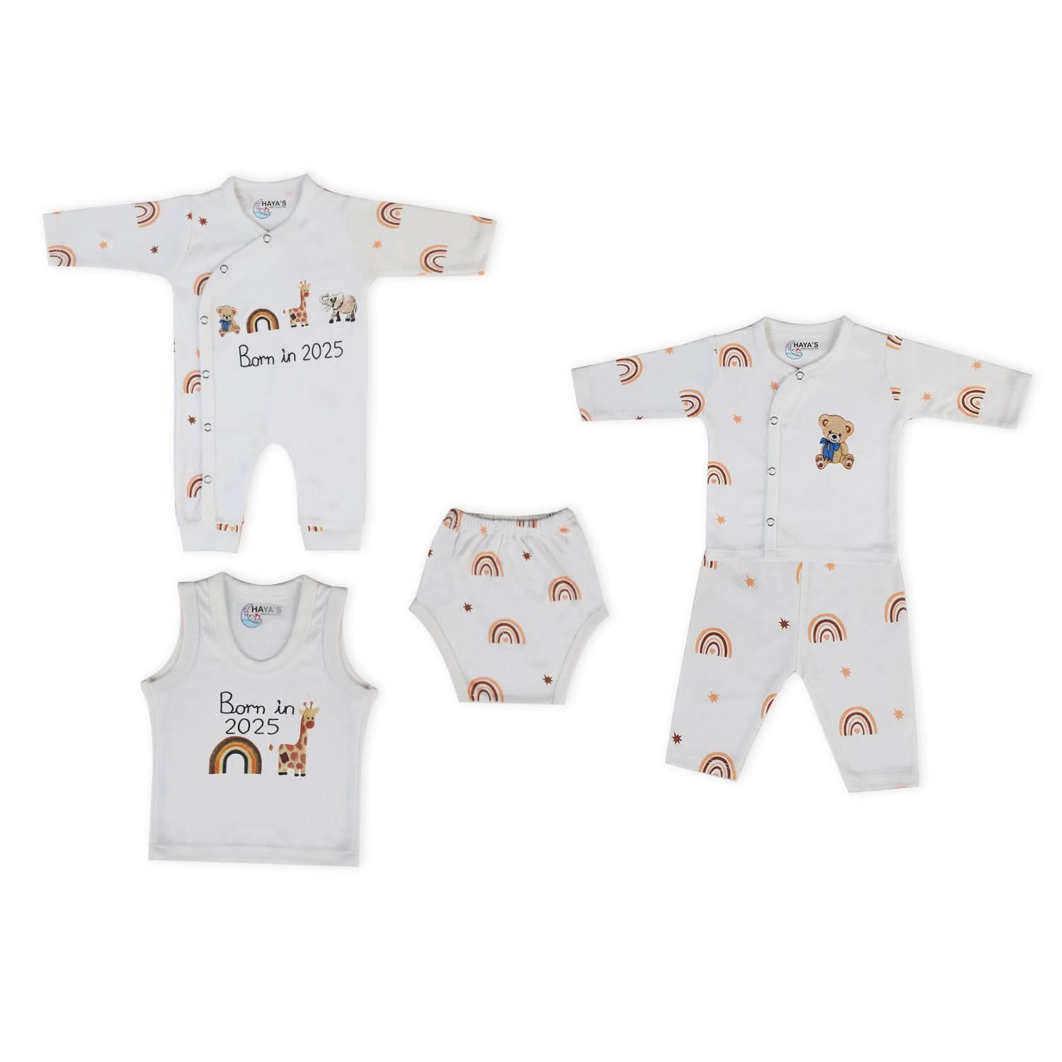 Newborn 10Pcs Gift Set Rainbow, Newborn Gift Set, Chase Value, Chase Value