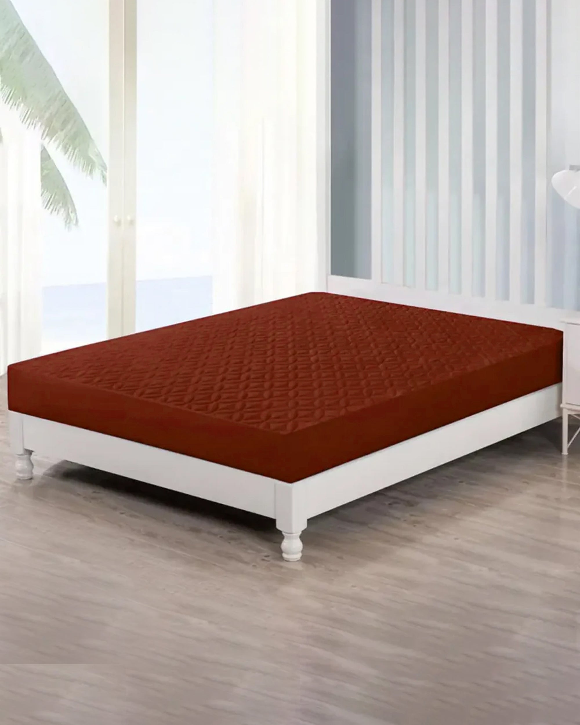 King Quilted Cotton Waterproof Mattress Protector 72x78, Mattress Protector, Chase Value, Chase Value