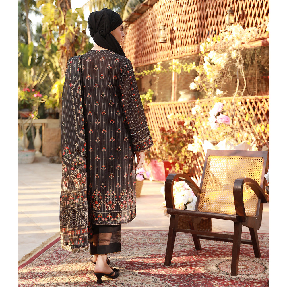 Eminent Printed Embroidered Messuri Unstitched 3 Pcs Suit - 7, Women, 3Pcs Shalwar Suit, Eminent, Chase Value