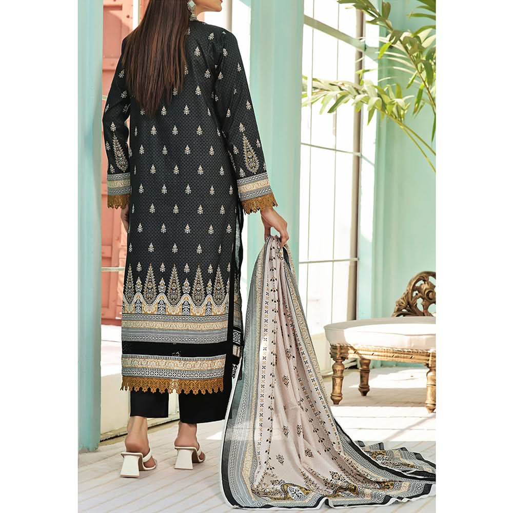 Vs Ayesha Alishba Printed Lawn Suit Unstitched 3Pcs - 220, Women, 3Pcs Shalwar Suit, VS Textile, Chase Value