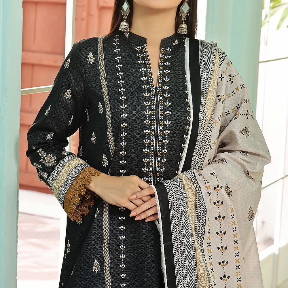 VS-AYESHA ALISHBA Cambric Printed Unstitched 3pcs Suit - 220, Women, 3Pcs Shalwar Suit, VS Textile, Chase Value