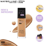 Maybelline New York Fit Me Dewy + Smooth Liquid Foundation, Spf 30 225 Medium Buff, 30Ml, Foundation, Maybelline, Chase Value