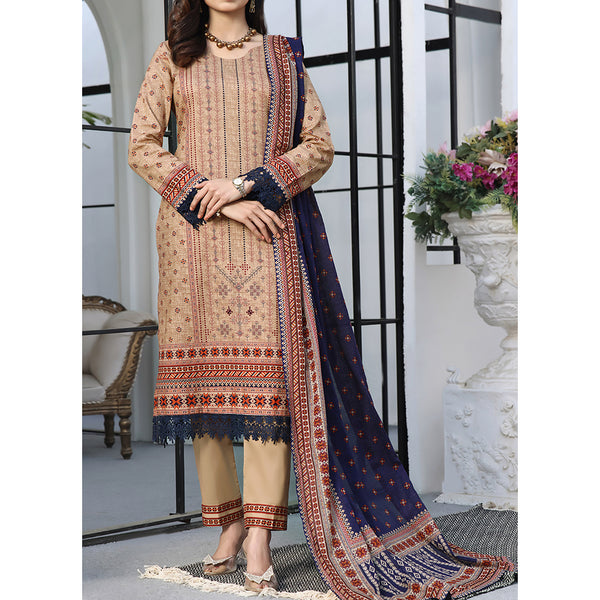 Vs Ayesha Alishba Printed Lawn Suit Unstitched 3Pcs - 226
