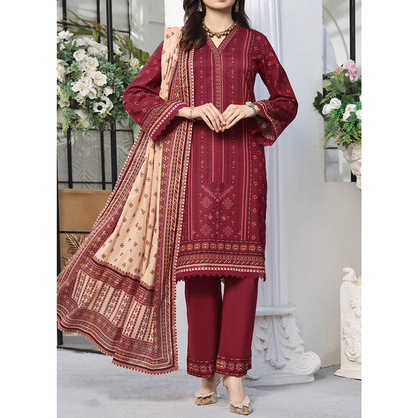 Vs Ayesha Alishba Printed Lawn Suit Unstitched 3Pcs - 227