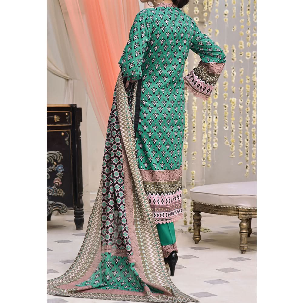 Vs Ayesha Alishba Printed Lawn Suit Unstitched 3Pcs - 228, Women, 3Pcs Shalwar Suit, VS Textile, Chase Value