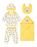 Newborn Baby Gift Set - 5 Pcs Suit Set