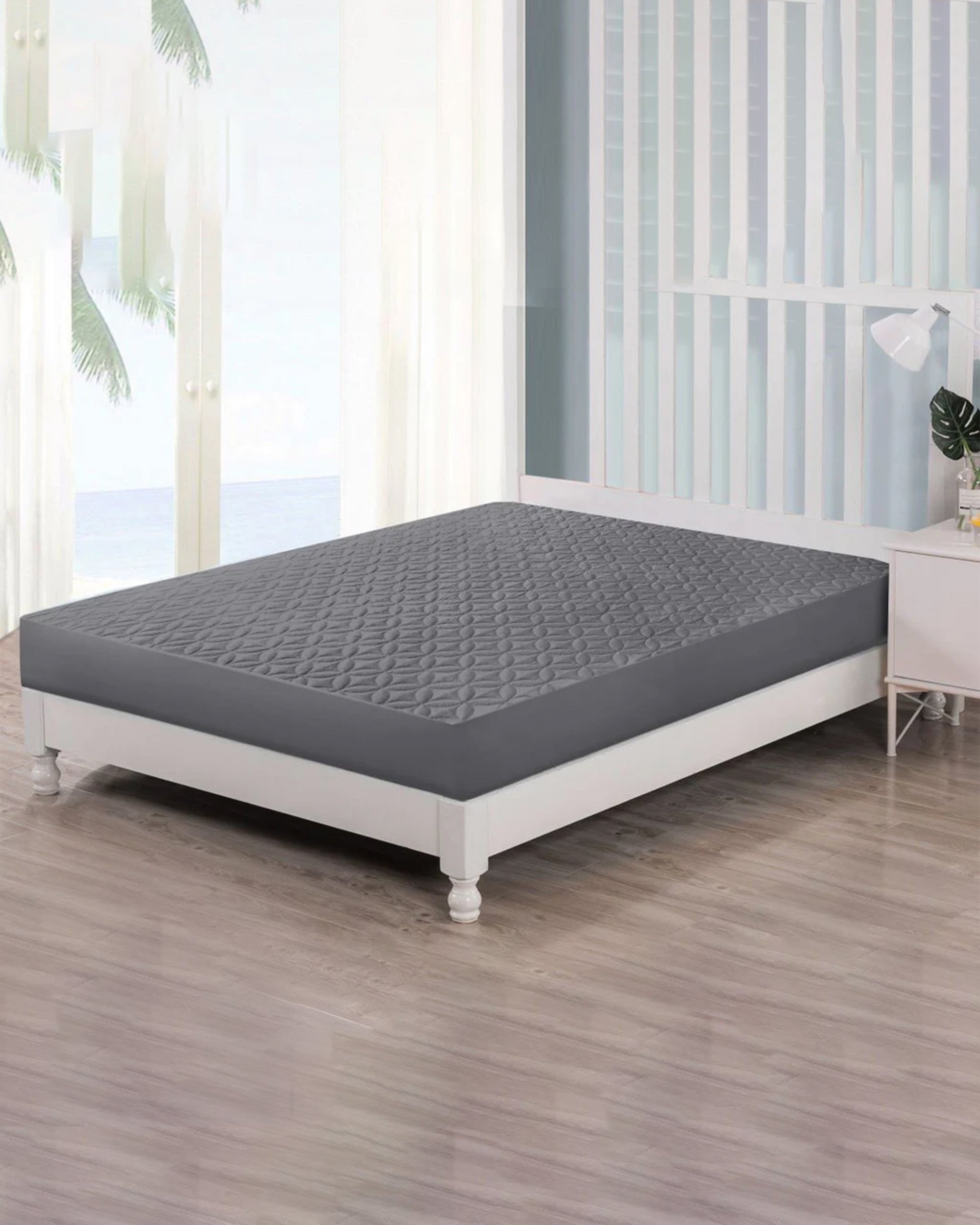 King Quilted Cotton Waterproof Mattress Protector 72x78, Mattress Protector, Chase Value, Chase Value