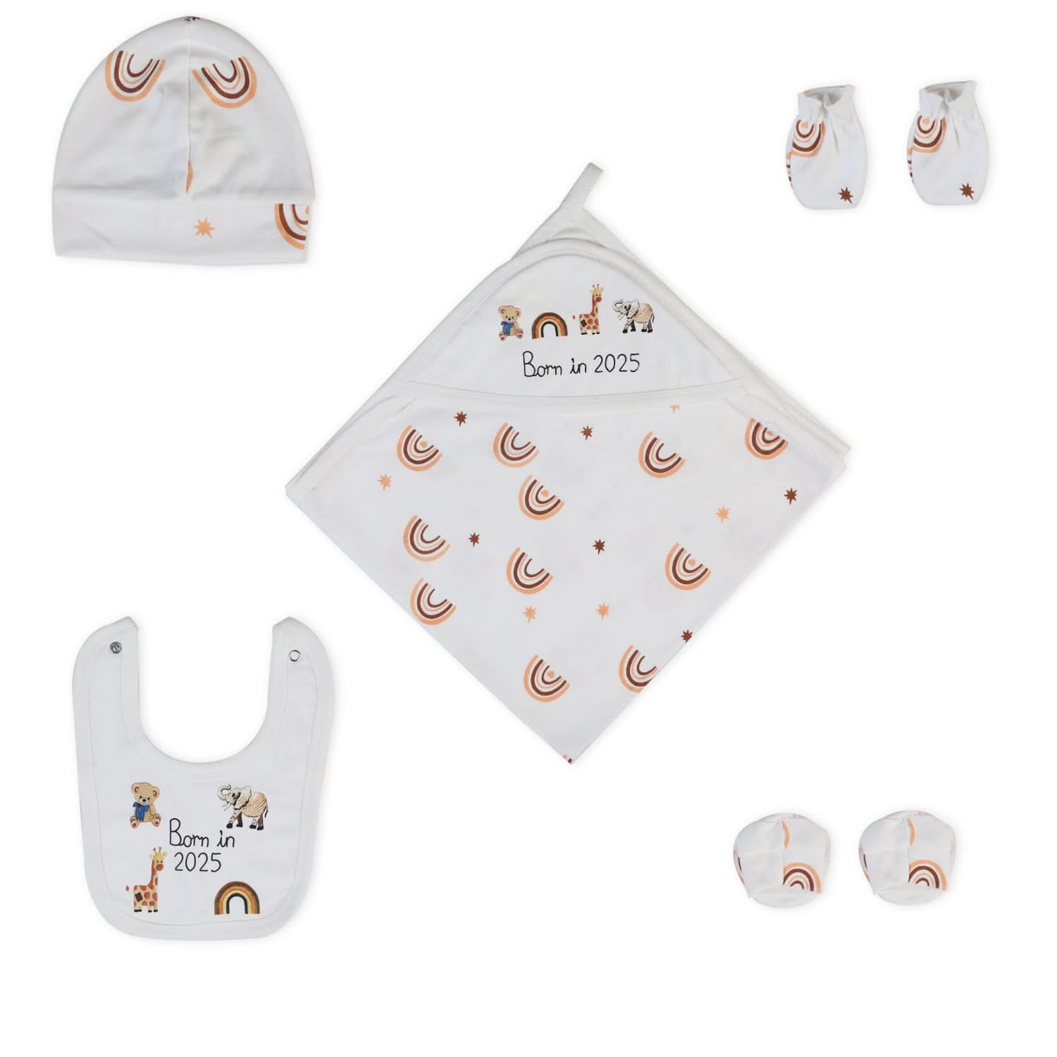 Newborn 10Pcs Gift Set Rainbow, Newborn Gift Set, Chase Value, Chase Value