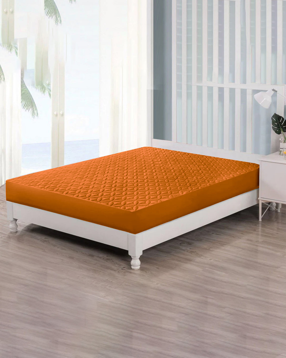 King Quilted Cotton Waterproof Mattress Protector 72x78, Mattress Protector, Chase Value, Chase Value